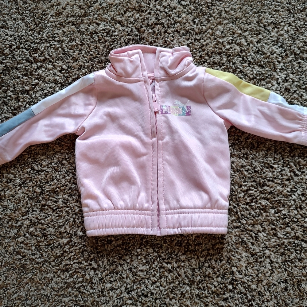 Puma Infant Girls Pink Track Jacket